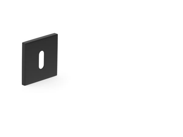 Metal-Bud Eschutcheon For Key Black