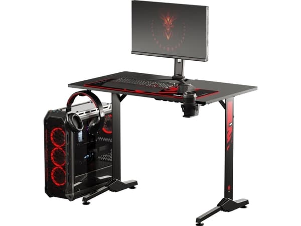 Diablo X-Mate 1000 skrivbord Svart-Röd 100 cmx60 cm
