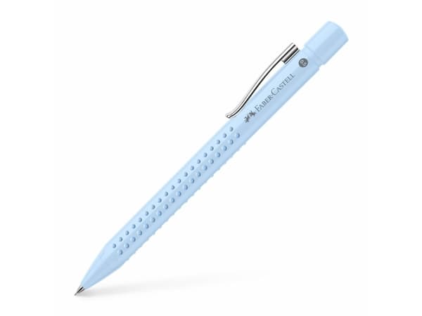 Faber-Castell GRIP 2010 - Stiftpenna - grå - 0.5 mm - indragbar - med radergummi