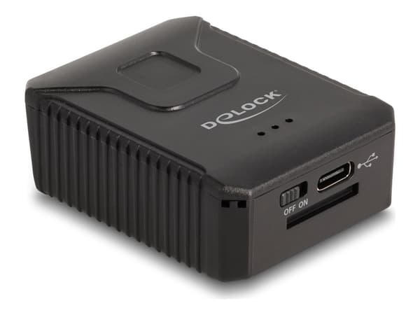 Delock - Streckkodsskanner - bärbar - 100 skanning/sek - avkodad - Bluetooth 4.1, RF(2.4 GHz), USB