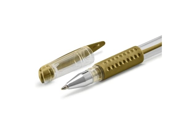 Hama Classic, Gelpenna med kork, Svart, Guld, Silver, Vit, Svart, Guld, Silver, Transparent, Vit, Plast, Ambidextrous, 0,8 mm