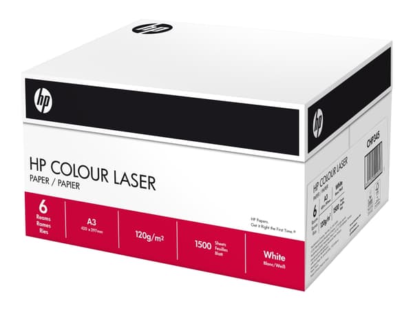 HP Color Laser Paper - A3 (297 x 420 mm) - 120 g/m² - 250 stk vanligt papper - för LaserJet Enterprise MFP M725; LaserJet Enterprise Flow MFP M880; L
