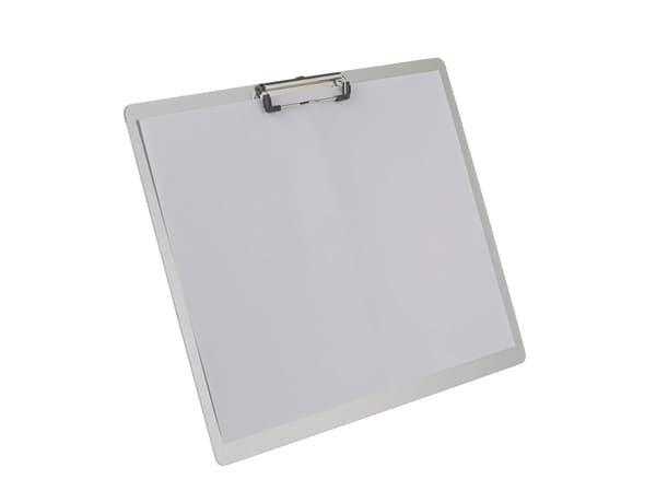 MAUL skrivetavle, aluminium med brakettklemme, DIN A3 landskapsplate laget av anodisert aluminium, avrundede kanter, også (23532-08)
