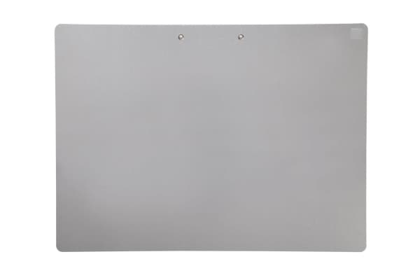 MAUL skrivetavle, aluminium med brakettklemme, DIN A3 landskapsplate laget av anodisert aluminium, avrundede kanter, også (23532-08)