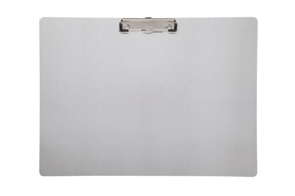MAUL skrivetavle, aluminium med brakettklemme, DIN A3 landskapsplate laget av anodisert aluminium, avrundede kanter, også (23532-08)