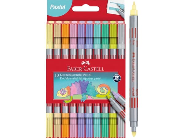 Faber-Castell 151112, Assorterte farger, Assorterte farger, Rund, 10 stykker