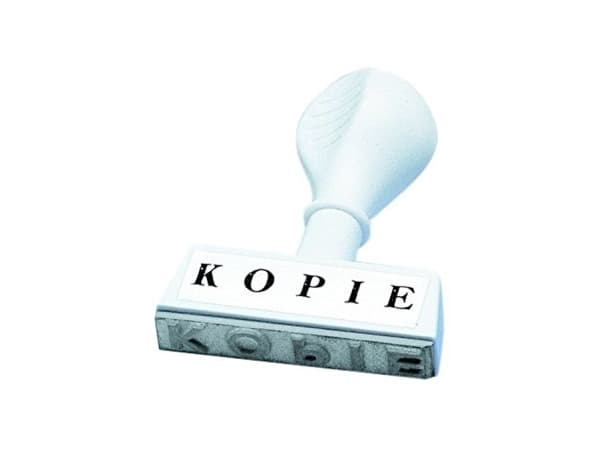 Wedo 193 24, Tradisjonell, Budskap stempel, Plastikk, 45 x 6,5 mm, Hvit
