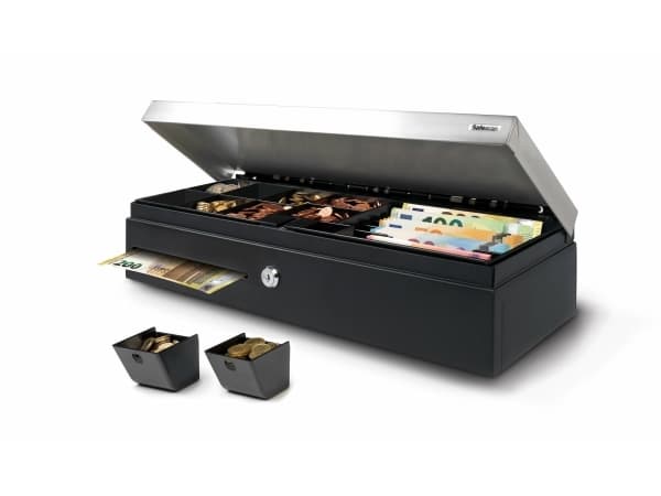 Safescan myntkoppsett 4617CC, veibar, 8 stykker, svart standard tomvekt (33,5 g for hver kopp) for - 1 stykke (132-0647)