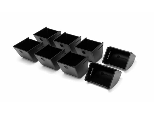 Safescan myntkoppsett 4617CC, veibar, 8 stykker, svart standard tomvekt (33,5 g for hver kopp) for - 1 stykke (132-0647)