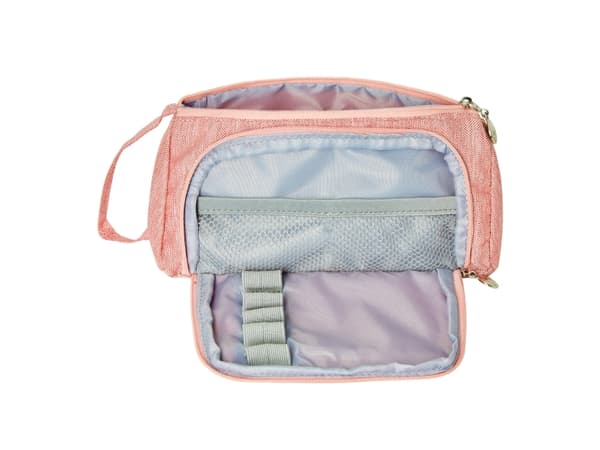 Pelikan Homeoffice, Mykt penal, Polyester, Rosa, Monokromatisk, Glidelås, Adult/Child
