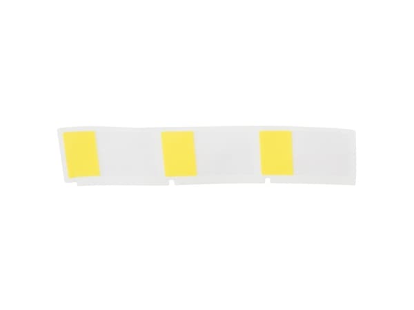 Brady M4-91-427-YL, Black, Yellow, Self-adhesive printer label, Vinyl, Thermal transfer, Acrylic, Permanent