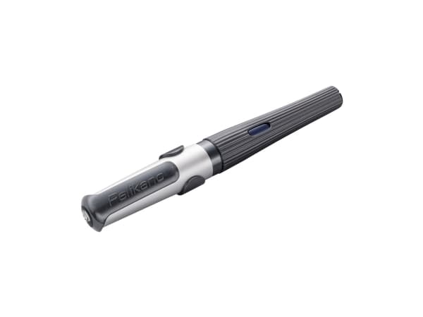 Pelikan 824514, Grå, Påfyllning med bläckpatronssystem, Blå, Rostfritt stål, Vänsterhänt, Låda