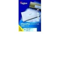 Agipa Valkoinen monikäyttöinen 100 A4 105 x 148,5, Hvid, A4, 105 mm, 148,5 mm, 400 stk, 4 arkki