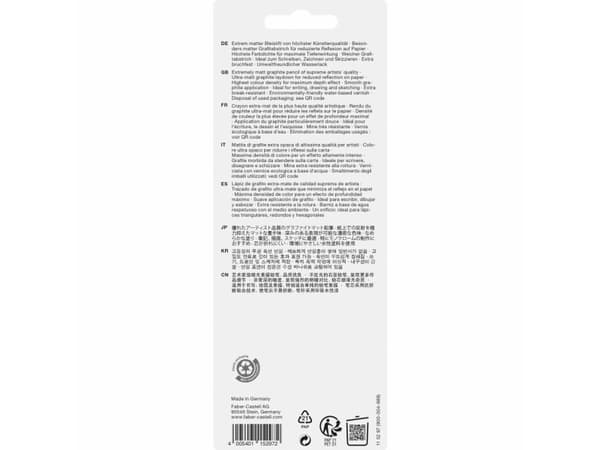 Faber-Castell 115297, Multi, Svart, Blåsa, 3 styck
