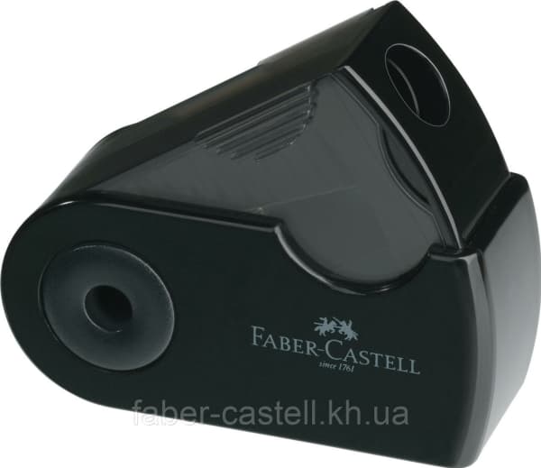 Faber-Castell 182774, Manuell blyantspisser, Sort, Blå, Rosa, Plast, Ambidekstriøs, 1 stykker, Ikke for barn under 36 måneder