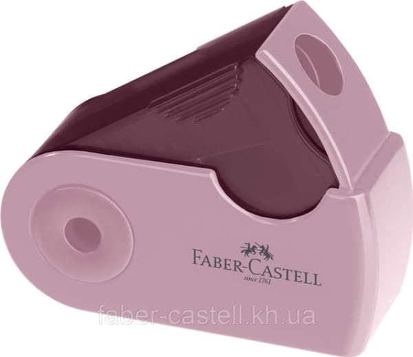 Faber-Castell 182774, Manuell blyantspisser, Sort, Blå, Rosa, Plast, Ambidekstriøs, 1 stykker, Ikke for barn under 36 måneder