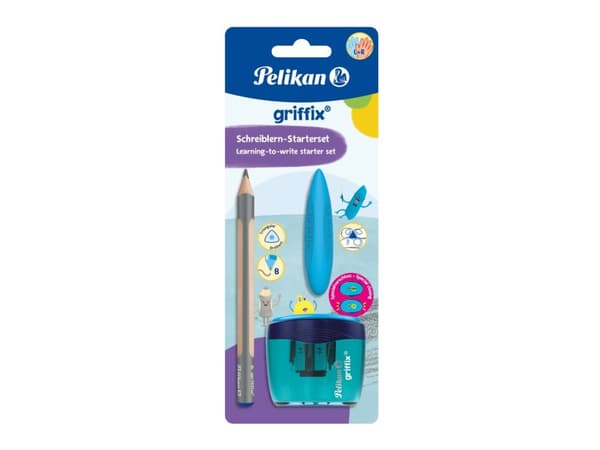 Pelikan griffix Set, B, Grå, Triangulær, Kunst, Hobby, Skole, 3,5 mm, 140 mm