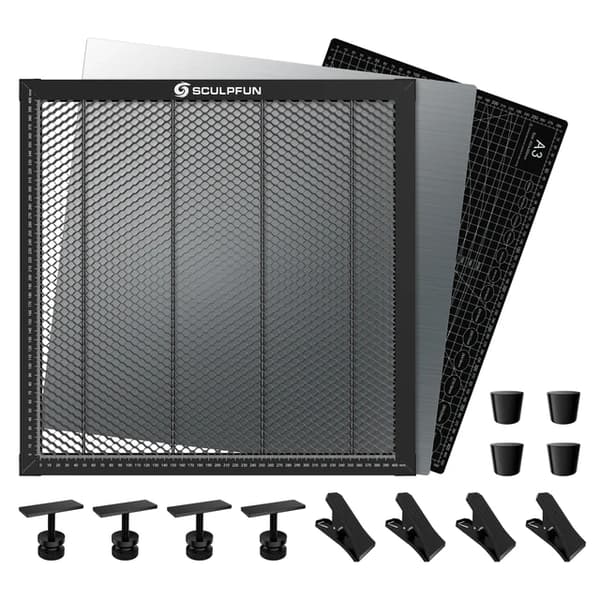 Skærebord, Honningkagepanel, Diode CO2 Laser, 400X400
