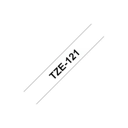 Veli | 121 | Laminoitu teippi | Lämpö | Musta kirkkaalla | Rulla (0,9 cm x 8 m)