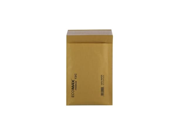 Bubbelpåse Ecomax 170x225mm brun Nr. 13/C insida 145x215mm 100st/förpackning