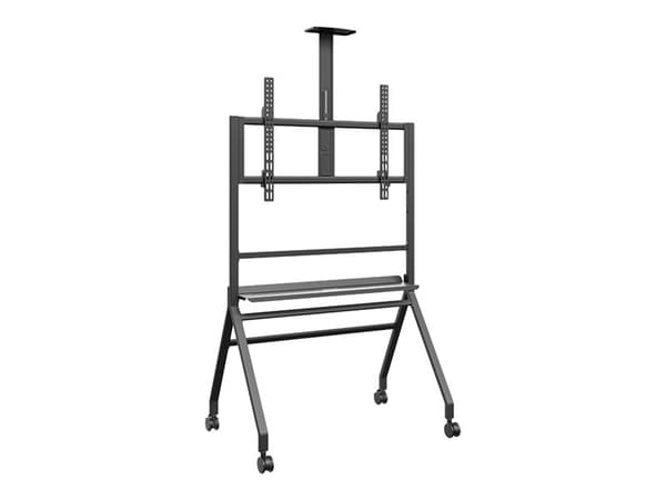 HAGOR BrackIT Stand Scandio - Vagn - för platt panel - svart - skärmstorlek: 55"-86" Svart