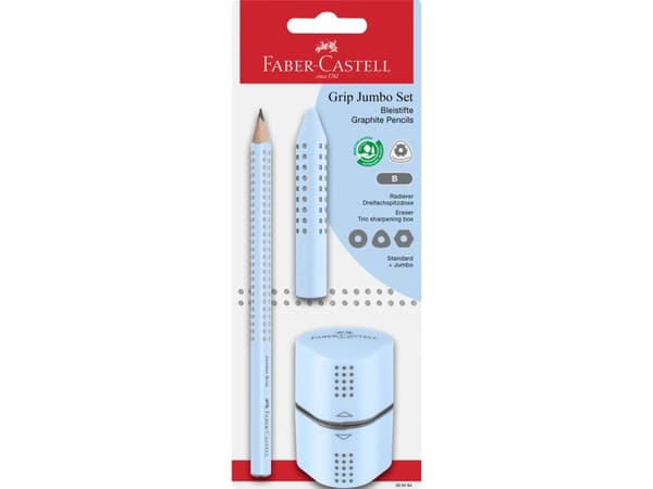 Faber-Castell 580084, B, sininen, kolmiomainen, 1 kpl