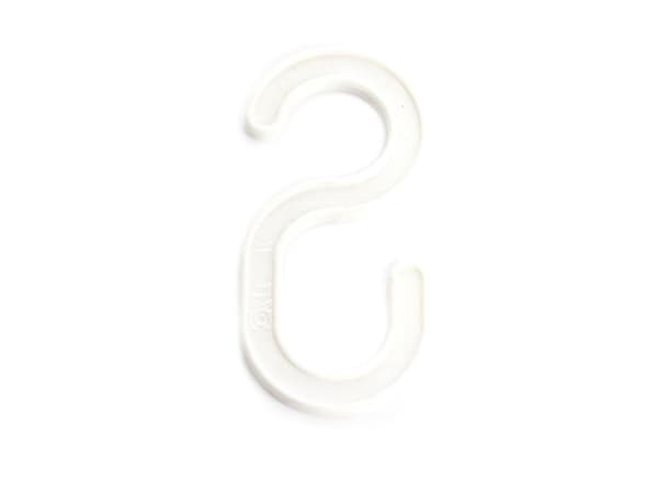 Nenurodyta_V Hook For Clothes F3-196White S Shape(25)
