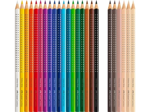 Faber-Castell 112819, Assorterte farger, 24 stykker