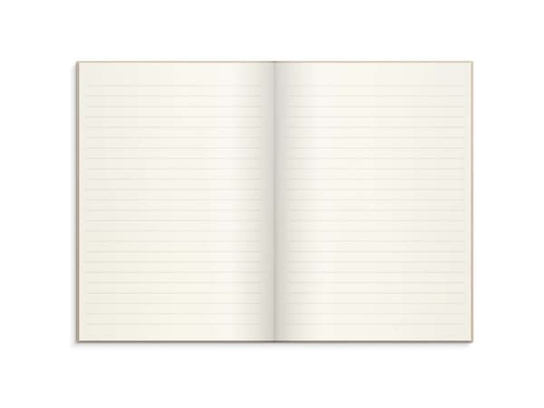 Notebook Textile A5 beige lined
