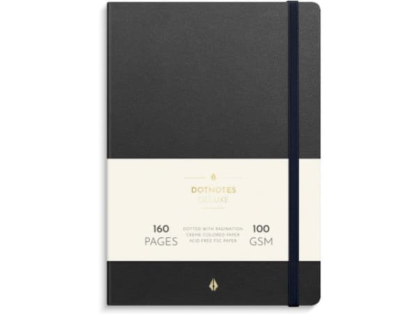 DotNotes Deluxe A5 musta