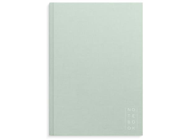 Notebook Textile A4 green lined