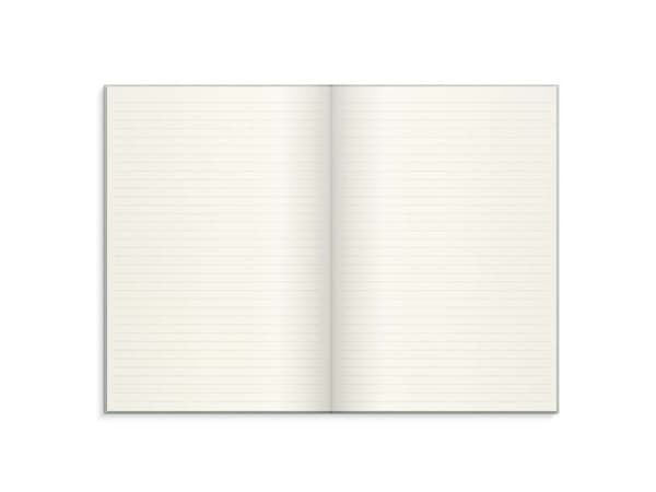 Notebook Textile A4 green lined