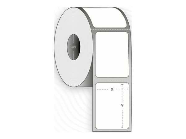 Capture - Permanet adhesiv - perforert - hvit - 102 x 192 mm 4800 etikett(er) (16 rull(er) x 300) forsendelsesetiketter