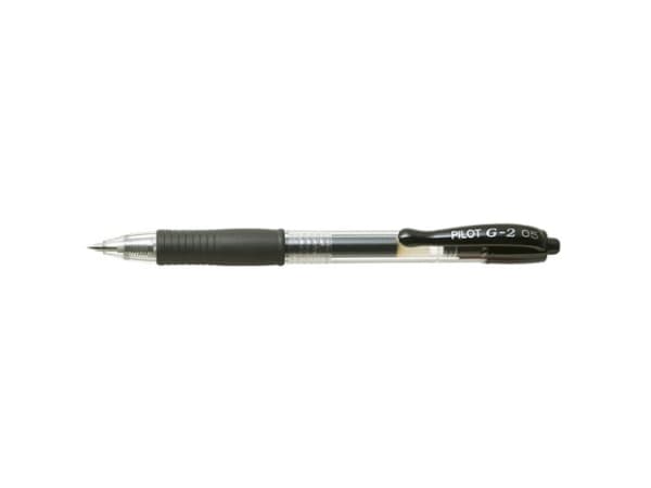 Gelpen Pilot G2 ink roller Fine sort vaulepack 20stk