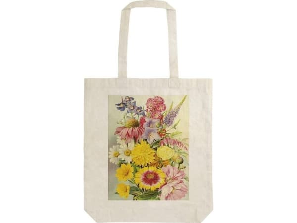 STBAG 63 Bomullsveske Sommerblomster Szoperka
