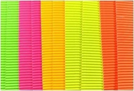 Aaltopahvi värillinen fluo 25x35cm 10 arkkia