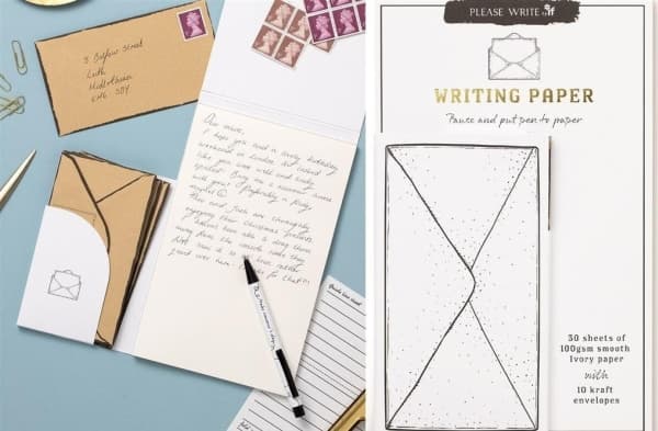 Please Write - Stationery 30 sheets + 10 envelopes | CDON