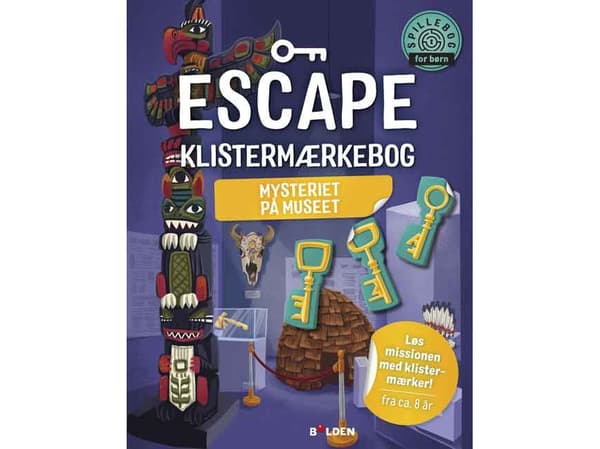 Escape Sticker Book: Mysteriet på museet | Philipp Kiefer