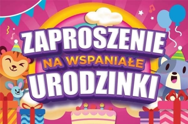 Syntymäpäiväkutsu (10 kpl)