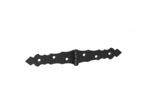 Domax Gate Hinge Dec Zof75 75X35x130x2.0 Black