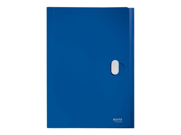 Leitz Recycle - Utvidbar mappe - 5 rom - 5 deler - fortrykt: 1-5 - for A4 (210 x 297 mm) - kapasitet: 250 ark - med fliker - blå