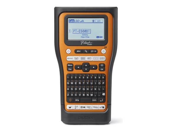 Brother P-Touch PT-E560BTVP - Etikettmaker - S/H - termotransfer - Rull (2,4 cm) - 180 dpi - inntil 30 mm/sek - USB 3.0, Bluetooth 5.0 - kutter - spe
