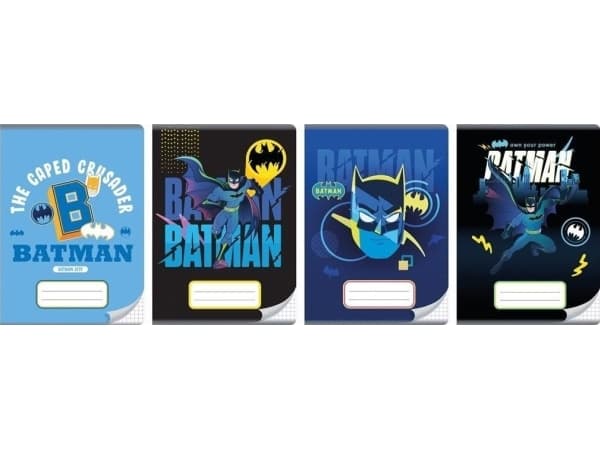 Notebook A5/32K checkered Batman (10pcs)
