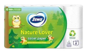 Toil Paper Zewa Nature Lover 3Layers 8Pc