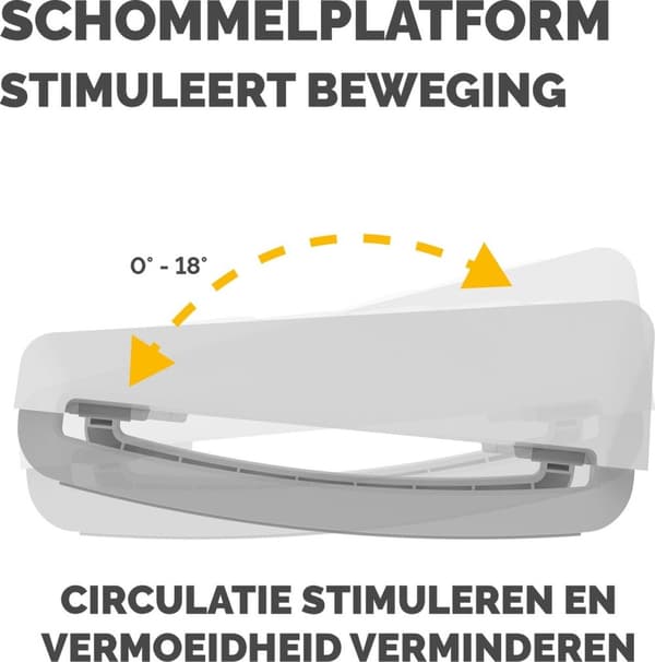 Fellowes Breyta Fodstøtte - Hvid