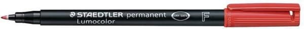 Permanent markør Staedtler Lumocolor 318-2 F Rød (10 stk.)
