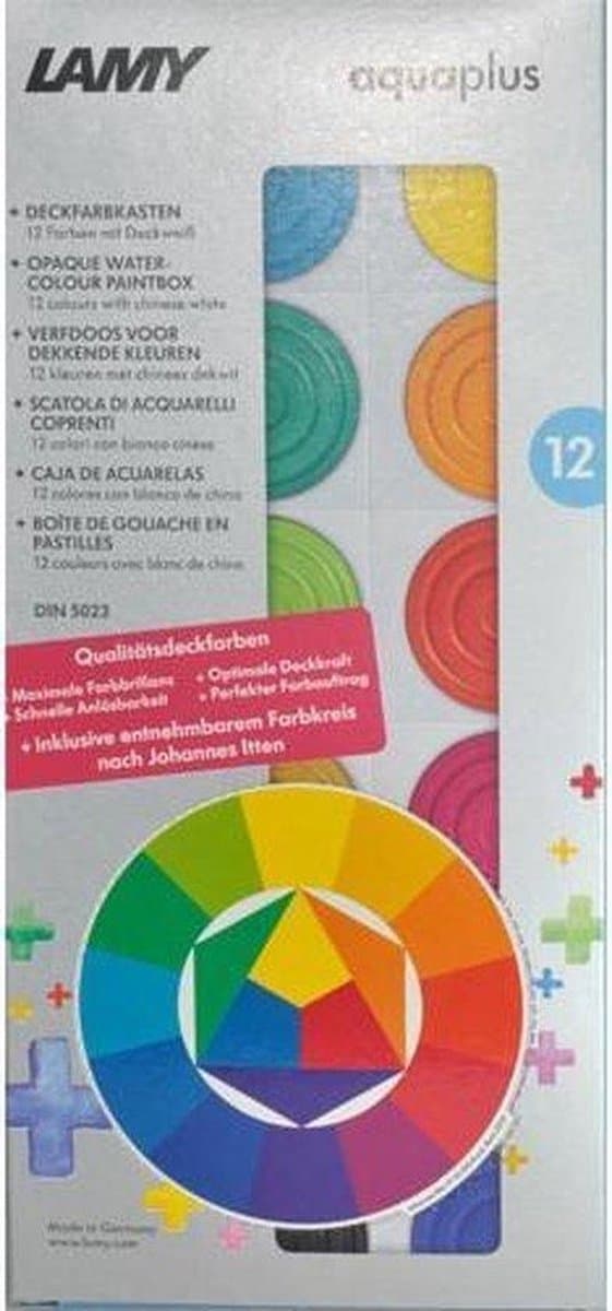 Lamy Aquaplus Color Box Röd 12 färger