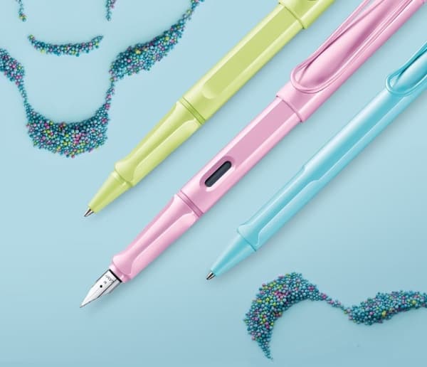 Lamy Safari Spring Special Edition reservoarpenna Light Rose med medium spets
