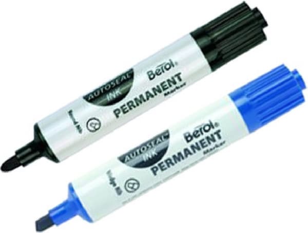 Edding 400-03 - Permanent markør - rund spids - 1 mm - blå