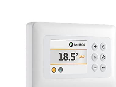 Fläkt rumstyring - Elektronisk rumstyring med display til fancoils med EC-motor